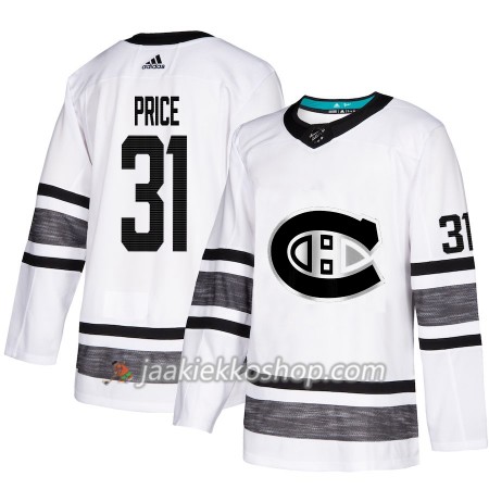 Miehille NHL Montreal Canadiens Pelipaita Carey Price 31 Valkoinen 2019 All-Star Adidas Authentic